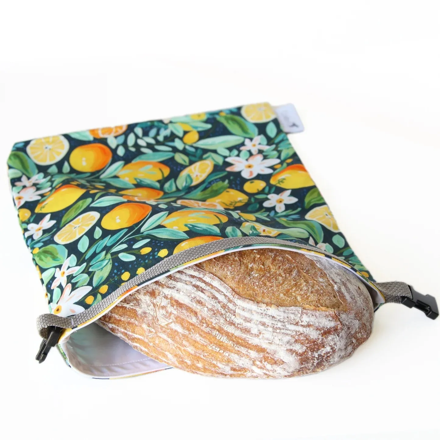 Colibri Reusable Cloth Bread Bag - Citrus