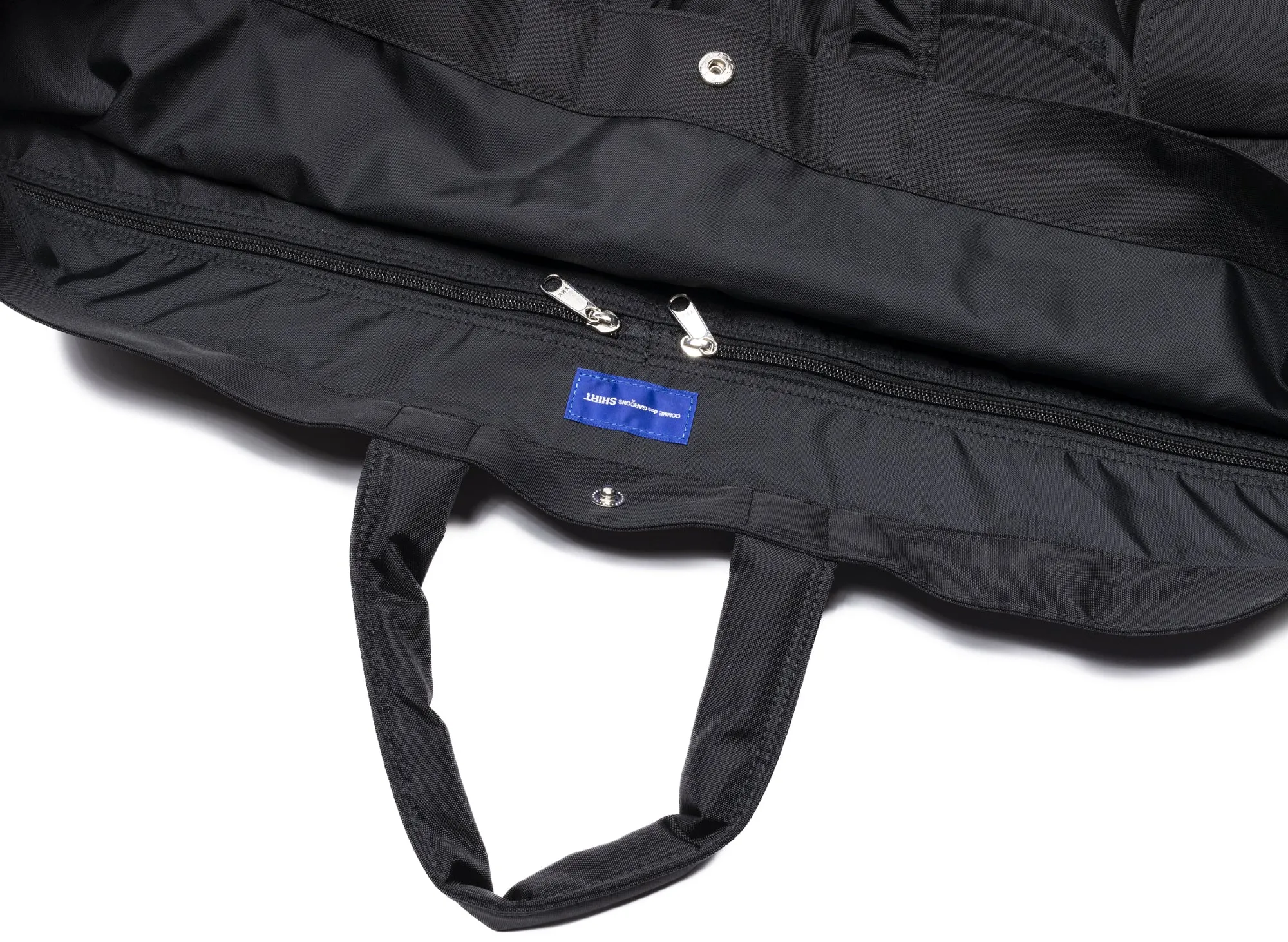 Comme des Garçon SHIRT Nylon Duffle Bag in Black