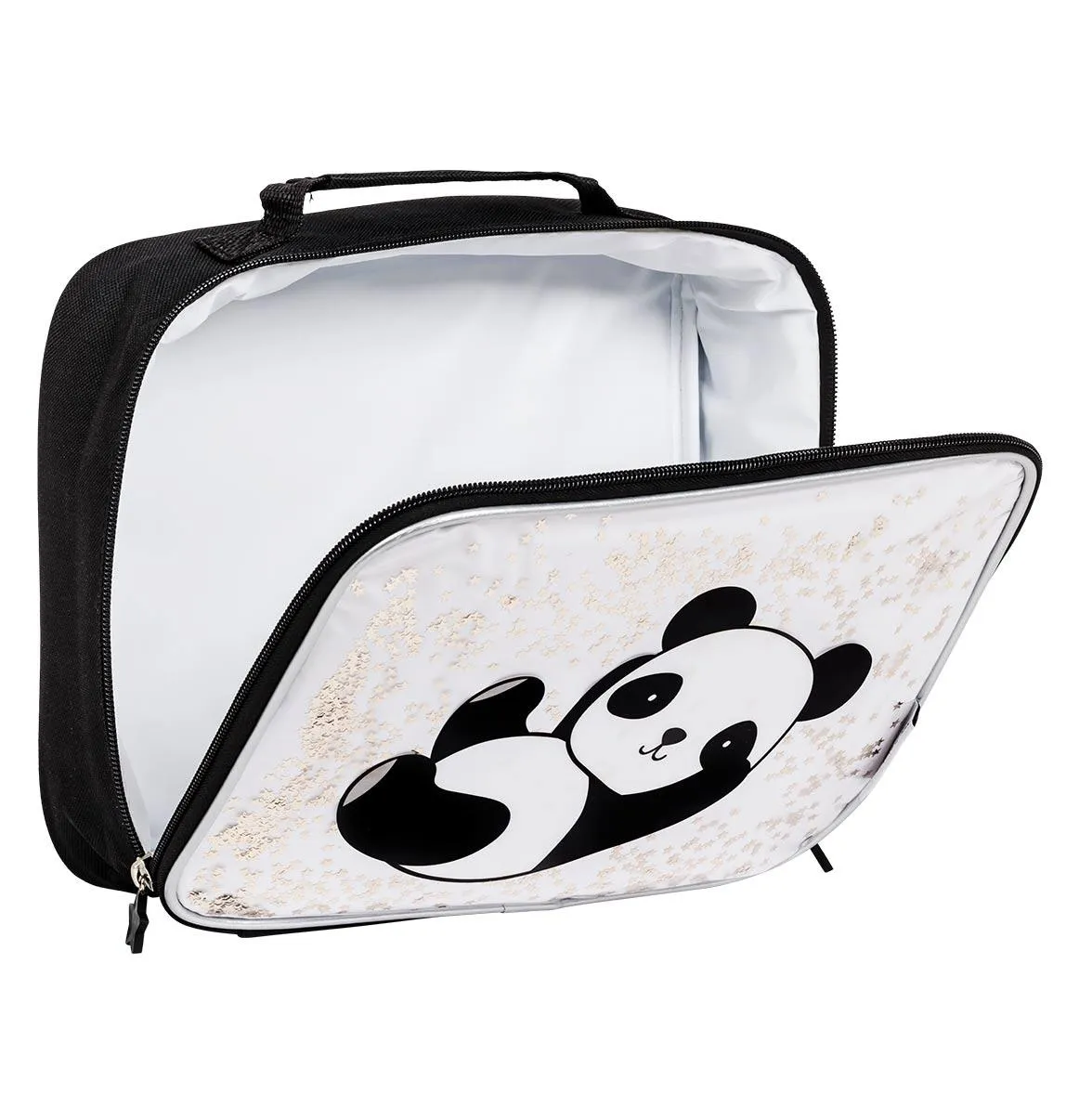 Cool Lunch Bag - Glitter Panda