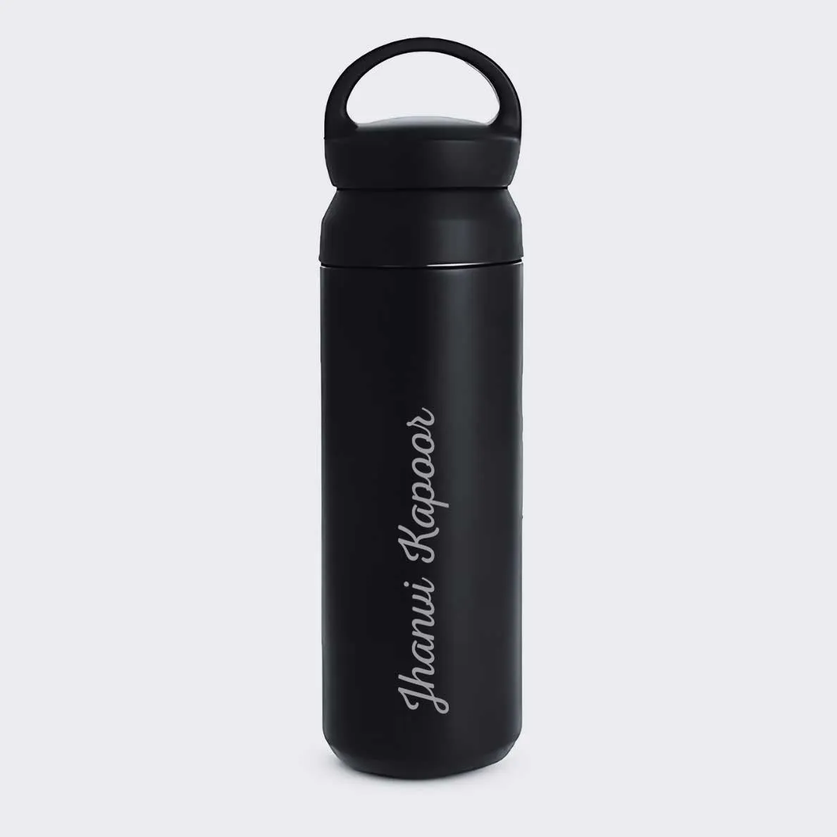 Customized Thermos Vacuum Bottle - Stainless Steel Black Water Bottle 500ml