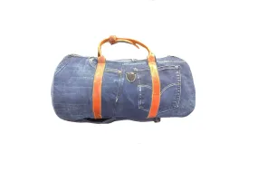 Denim duffle BAGS-03 Leather Handle Large