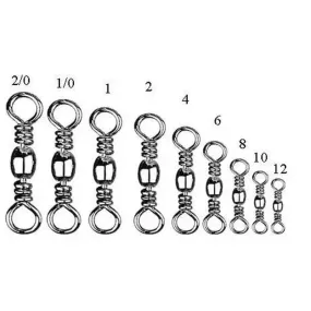 DennettBlack Barrel Swivel Size 2 - 10 Pk