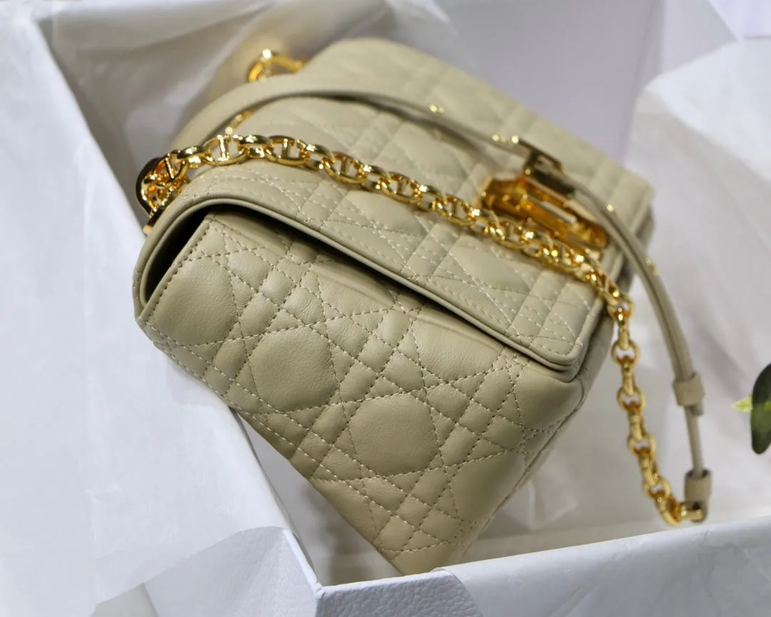 DI Small Caro Bag Light Yellow For Women 8in/20cm CD M9241UWHC_M26Y