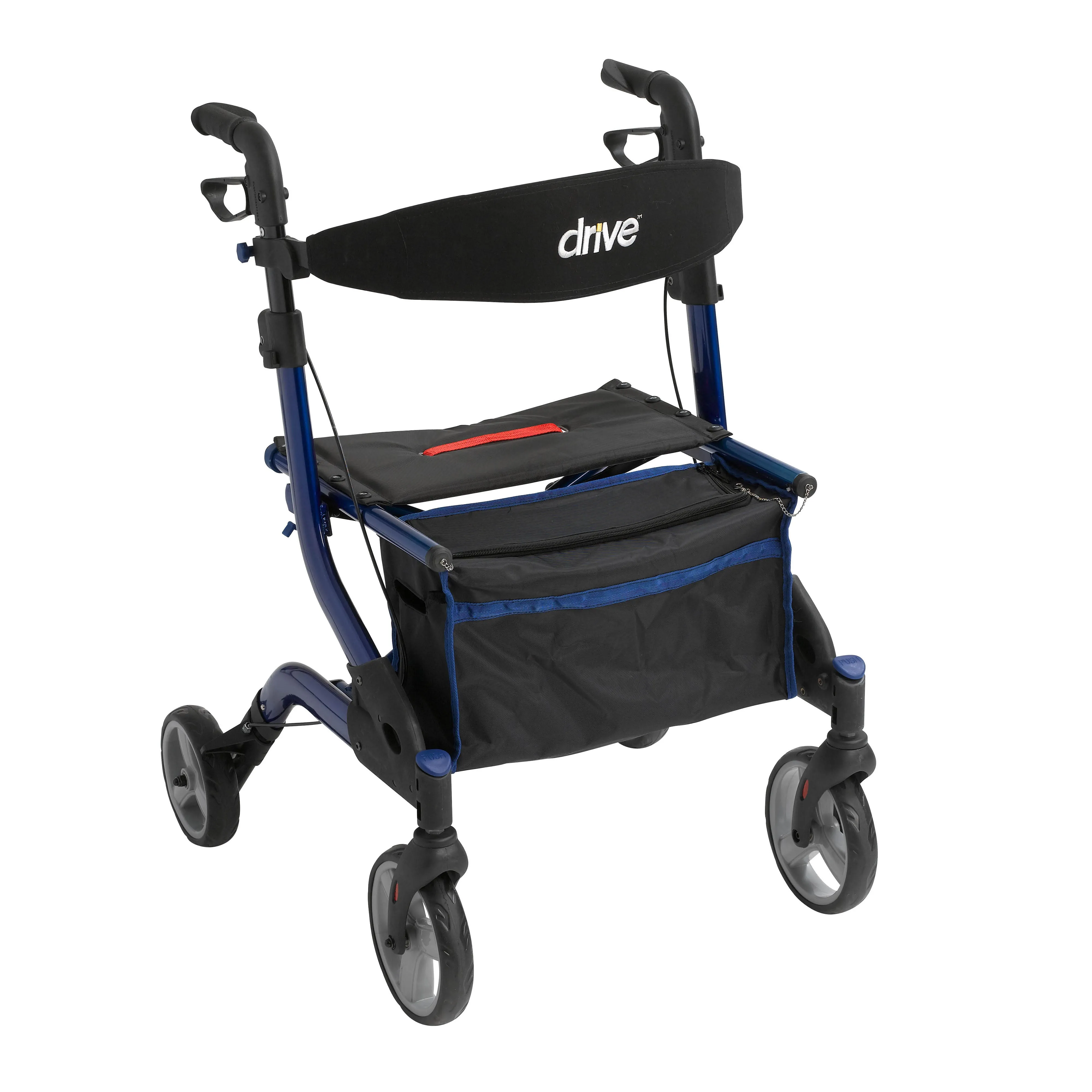 Drive Medical rtl10555bl iWalker Euro Style Rollator, Blue