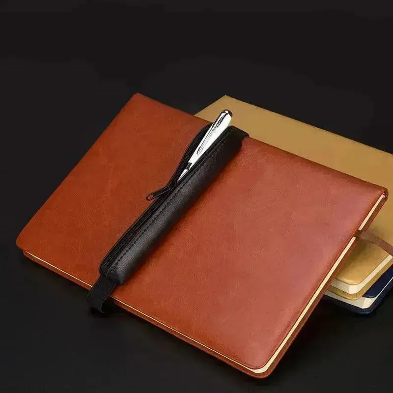 Easy To Carry PU Leather Office Pencil Case