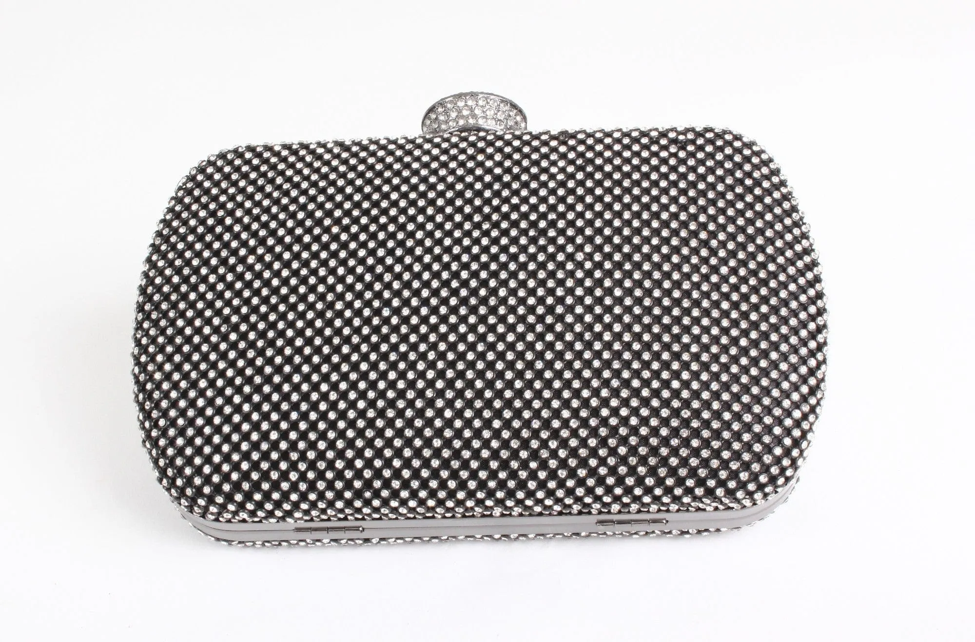 EG10015 Joanna Chain Rhinestone Party Clutch