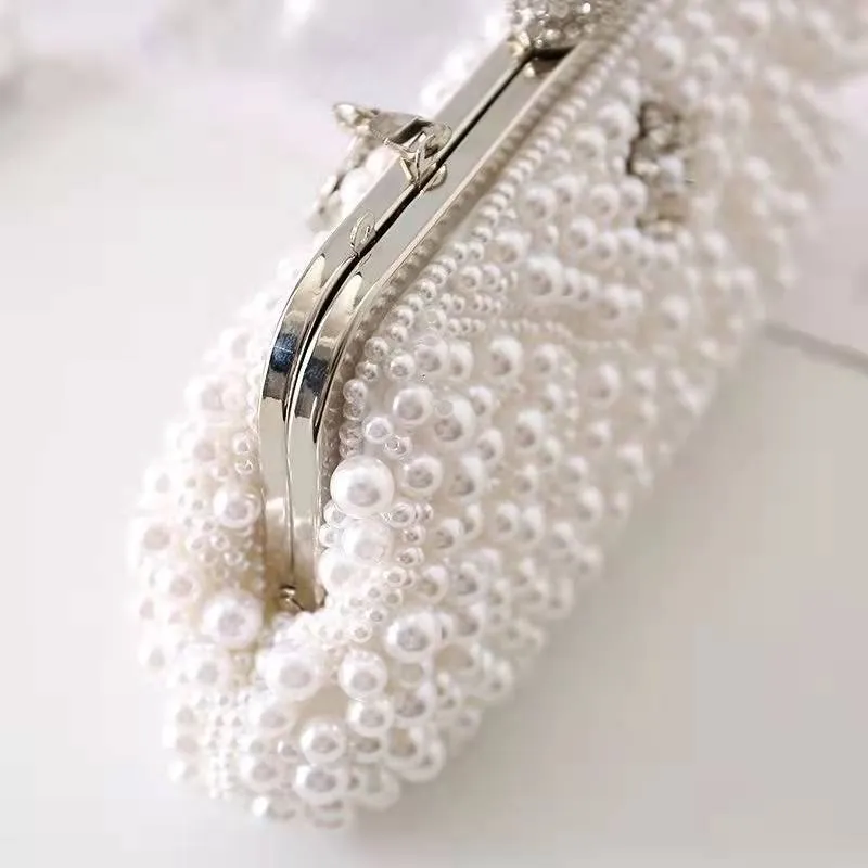 Elegant Pearls Evening Bag