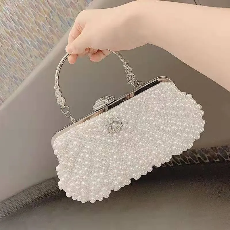 Elegant Pearls Evening Bag