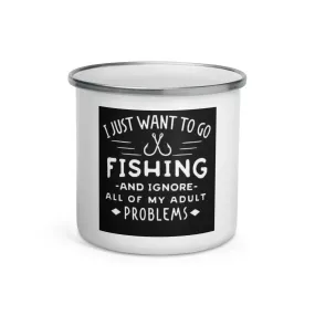 Enamel Fishing Mug