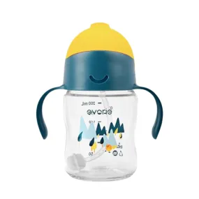 Evorie Tritan Baby 360 Straw Water Bottle Sippy Cup 200mL, Bumble Bee