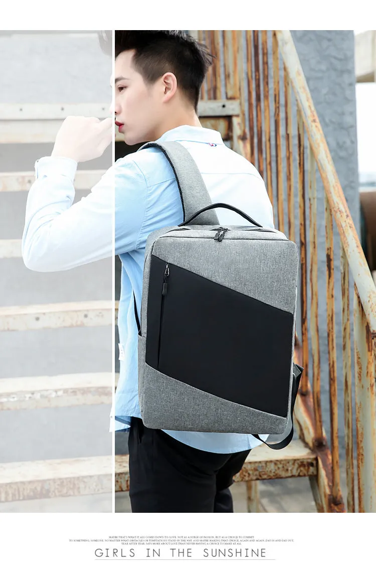 Fashionable Large Capacity Backpack with Nylon Material for men