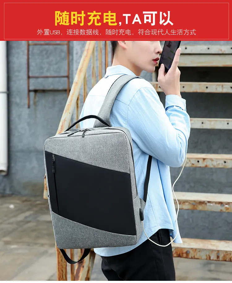 Fashionable Large Capacity Backpack with Nylon Material for men