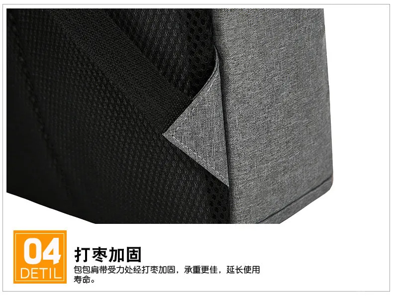 Fashionable Large Capacity Backpack with Nylon Material for men