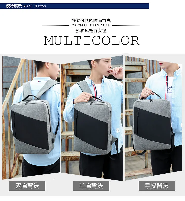 Fashionable Large Capacity Backpack with Nylon Material for men