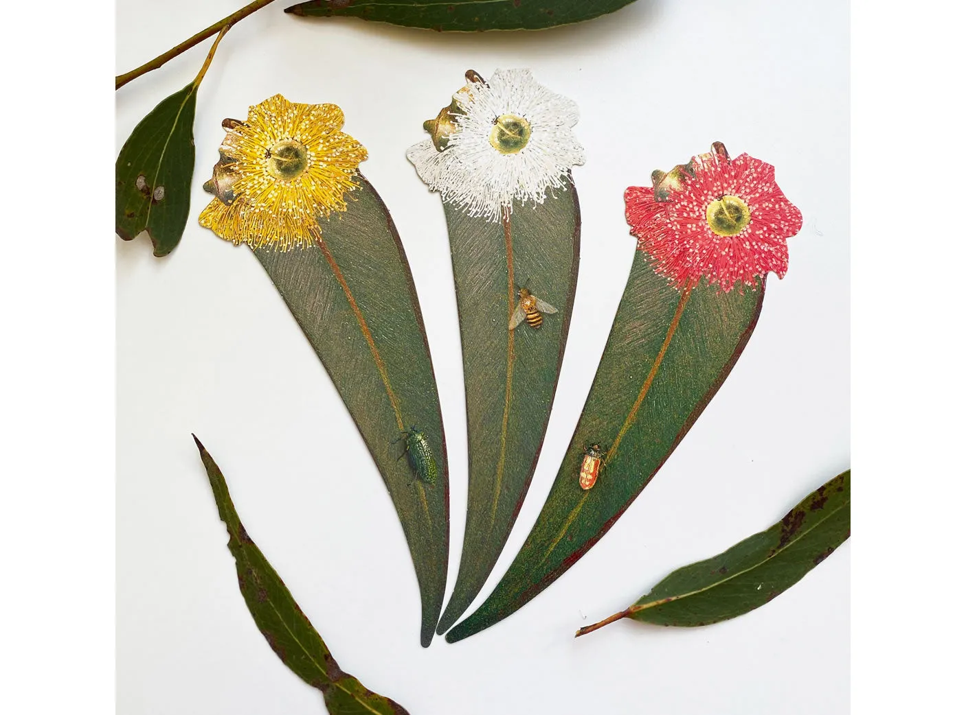 Festive Leaf Bookmarks