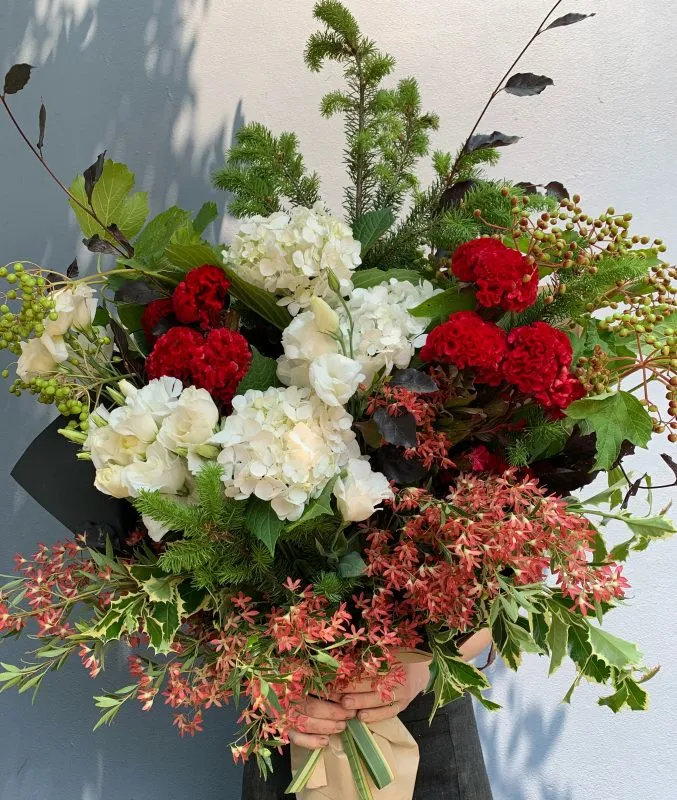 Floral Christmas Bouquet