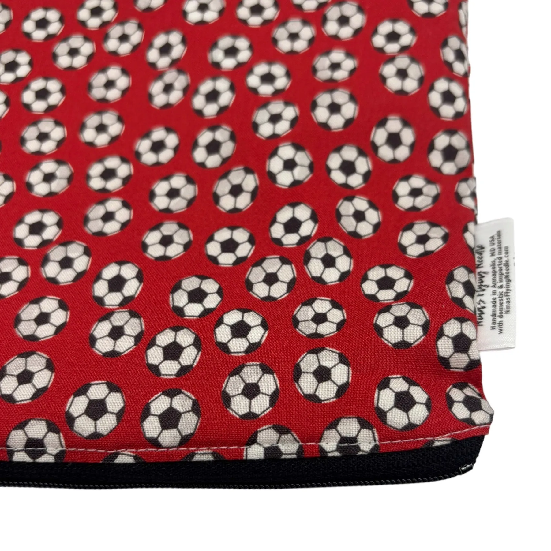 Gallon Sized Reusable Zippered Bag Soccer