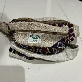 Genuine Hemp THC free Himalayan Nepalese lined bum bag