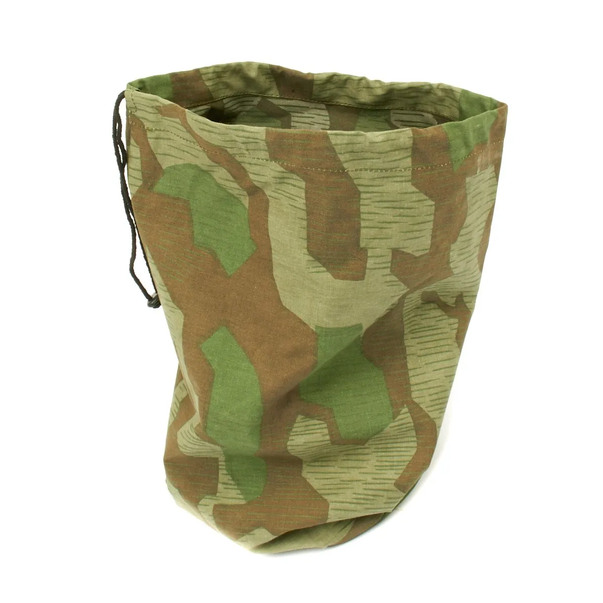 German WW2 Splinter Pattern Camouflage Small Duffle Bag for Zeltbahn