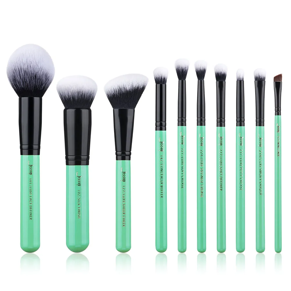 Gift Set Neo Mint Cosmetic Brush Collection 10Pcs T278