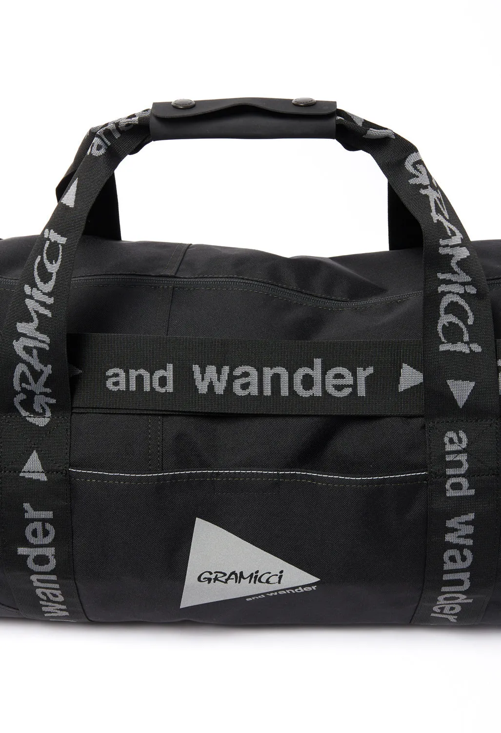 Gramicci x And Wander Multi Patchwork Boston Bag - Black