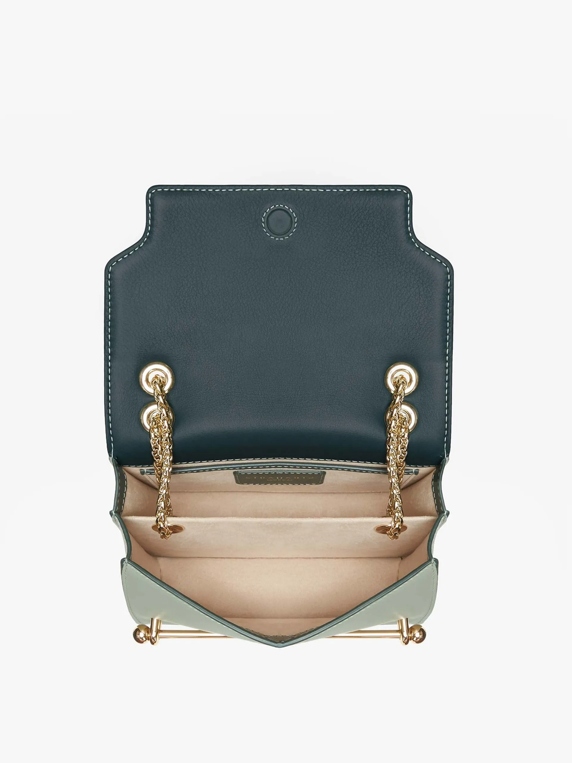 Green East/West Mini shoulder bag