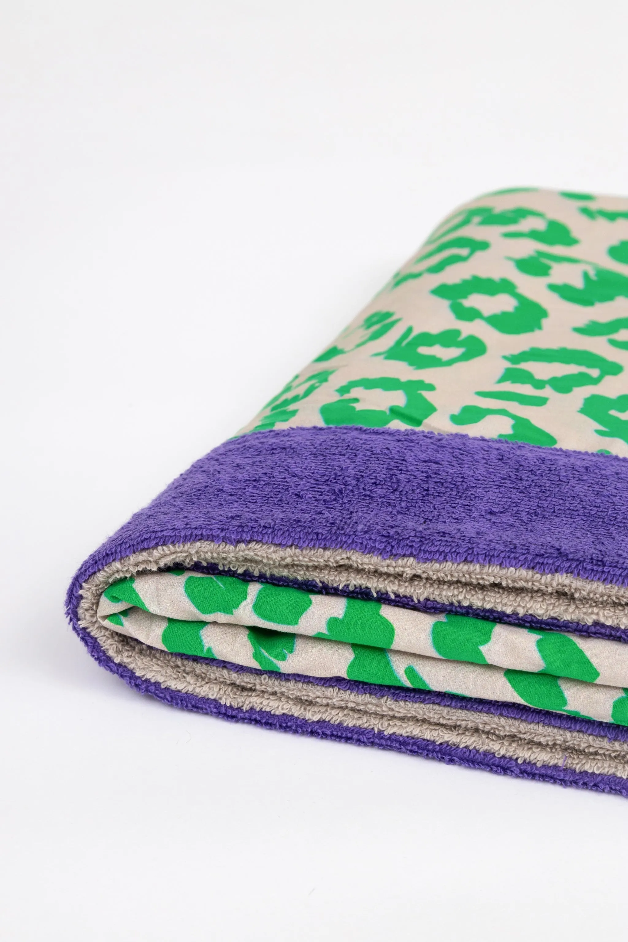 Green Leopard | Signature Beach Towel