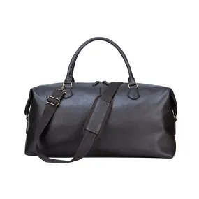 Gunner Brown Vegan Leather Duffle Bag