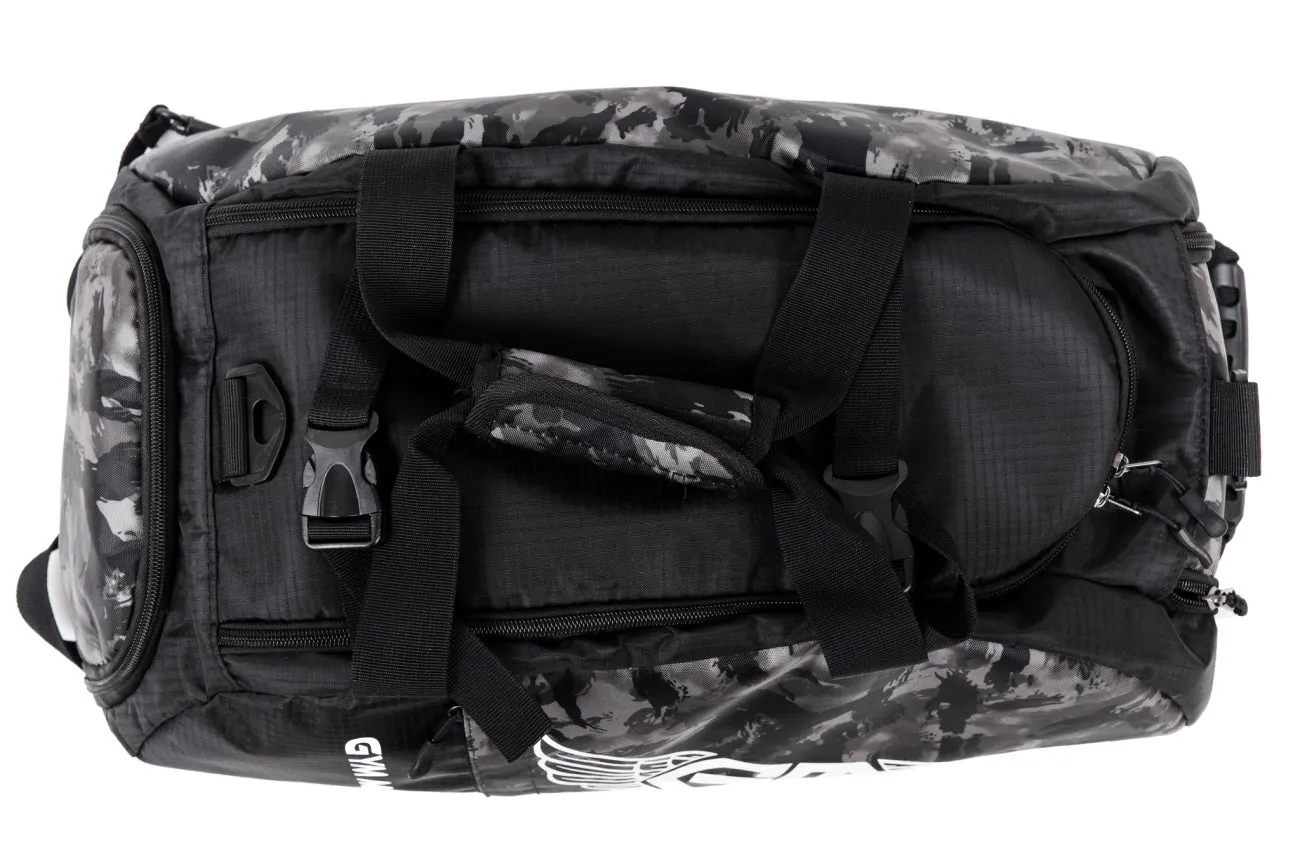 Gym Maniac Gm 3-Way Gym Bag - Camo Gray