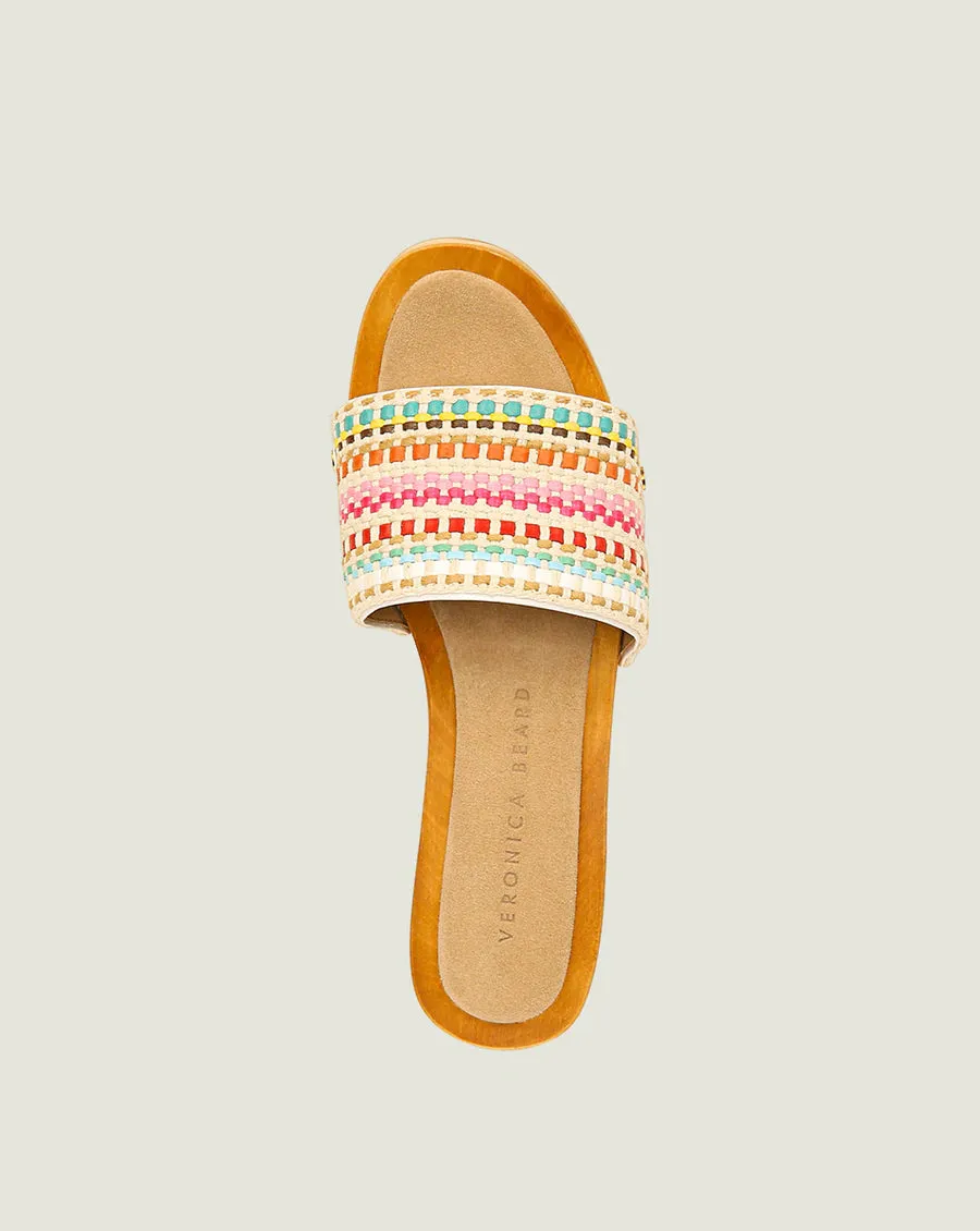 Hannalee Woven Sandal - Snow Multicolor