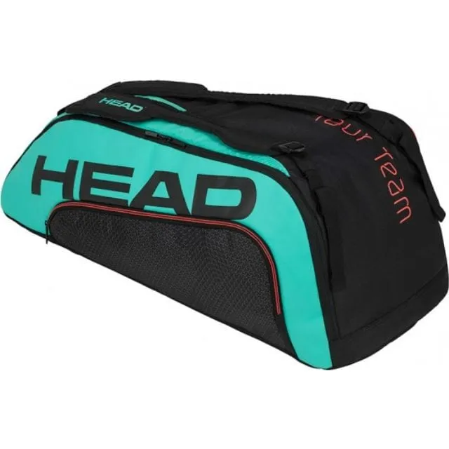 Head Tour Team 9R Supercombi Ng Tennis Bag Black/Teal 283140