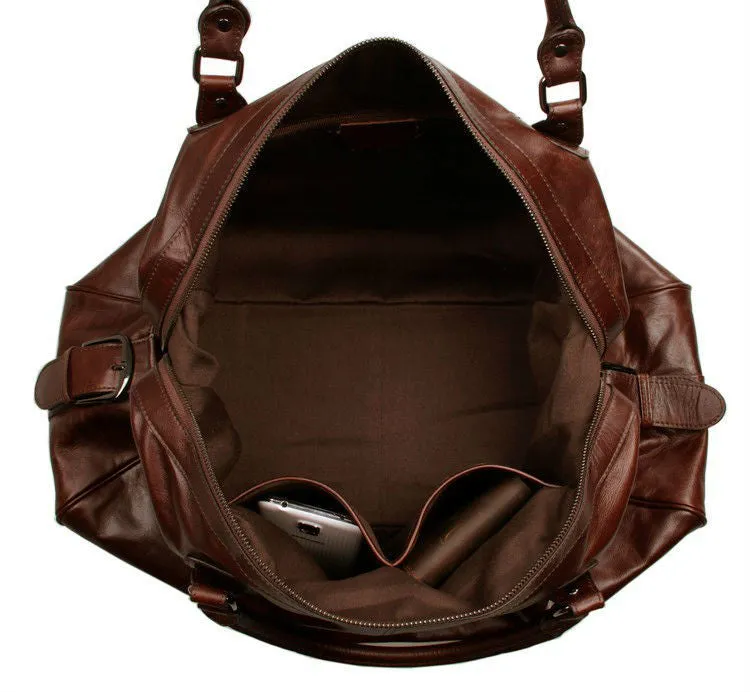 High-Class Genuine Leather Travel Duffel bag