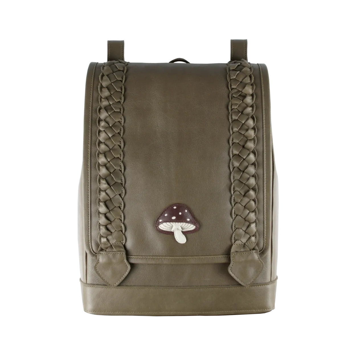 Hikey Schoolbag | Toadstool | Army Leather