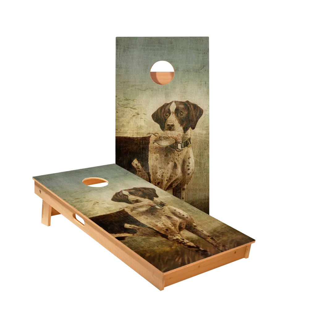 Hunting Dog Star Cornhole Boards