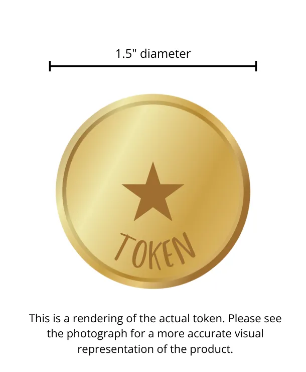 I Consent Intimate Time Token in Gold