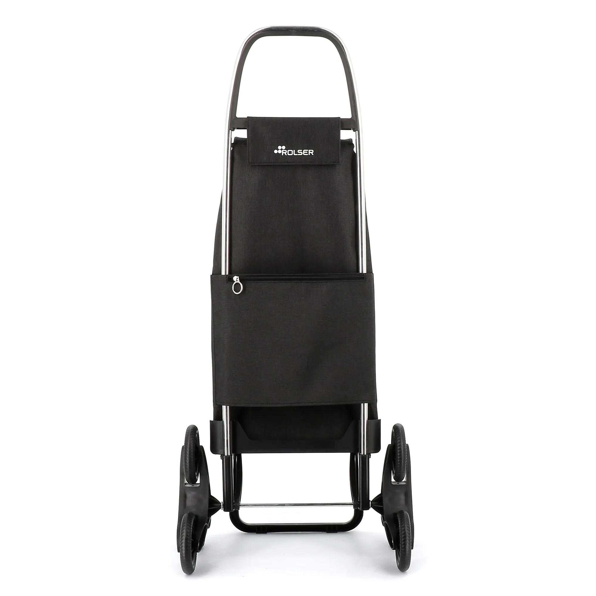 I-Max Tweed 6 Wheel Stair Climber Shopping Trolley - Black