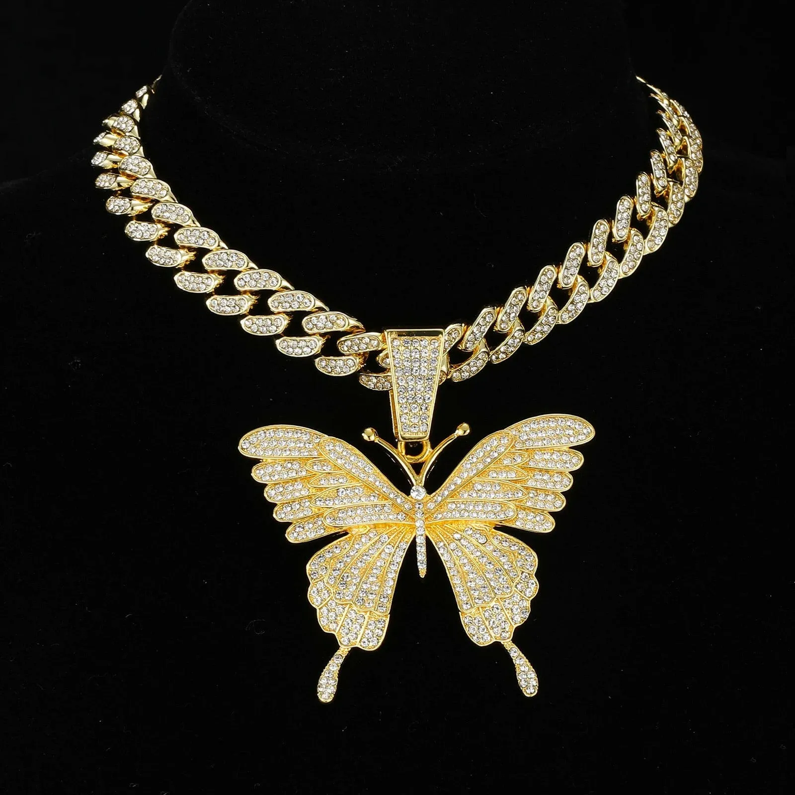 Icy Butterfly Necklace