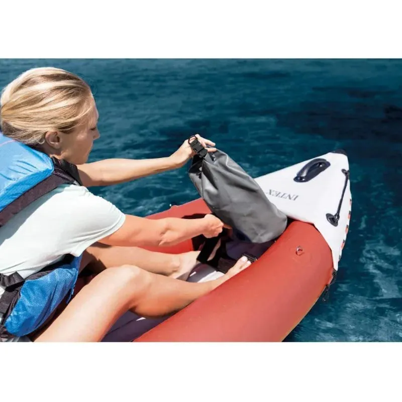 INTEX Excursion Pro Inflatable Kayak Series: Includes Deluxe 86in Kayak Paddles and High-Output Pump – SuperTough PVC