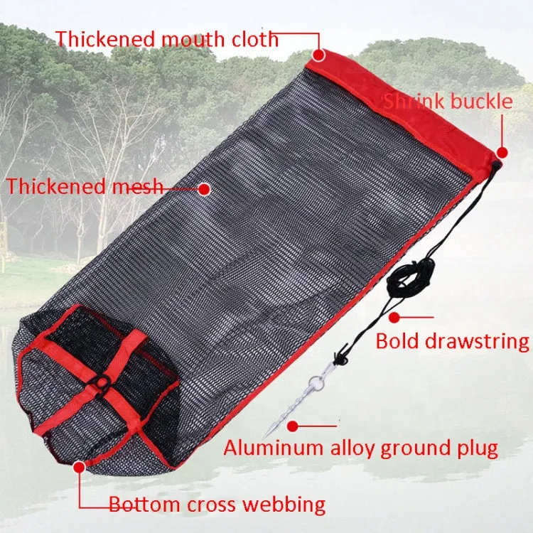 Invisible Fish Guard Thickened Beam Mouth With Ground Insert Net Bag To Loading Fish Bag, Specification:  60cm x 100cm