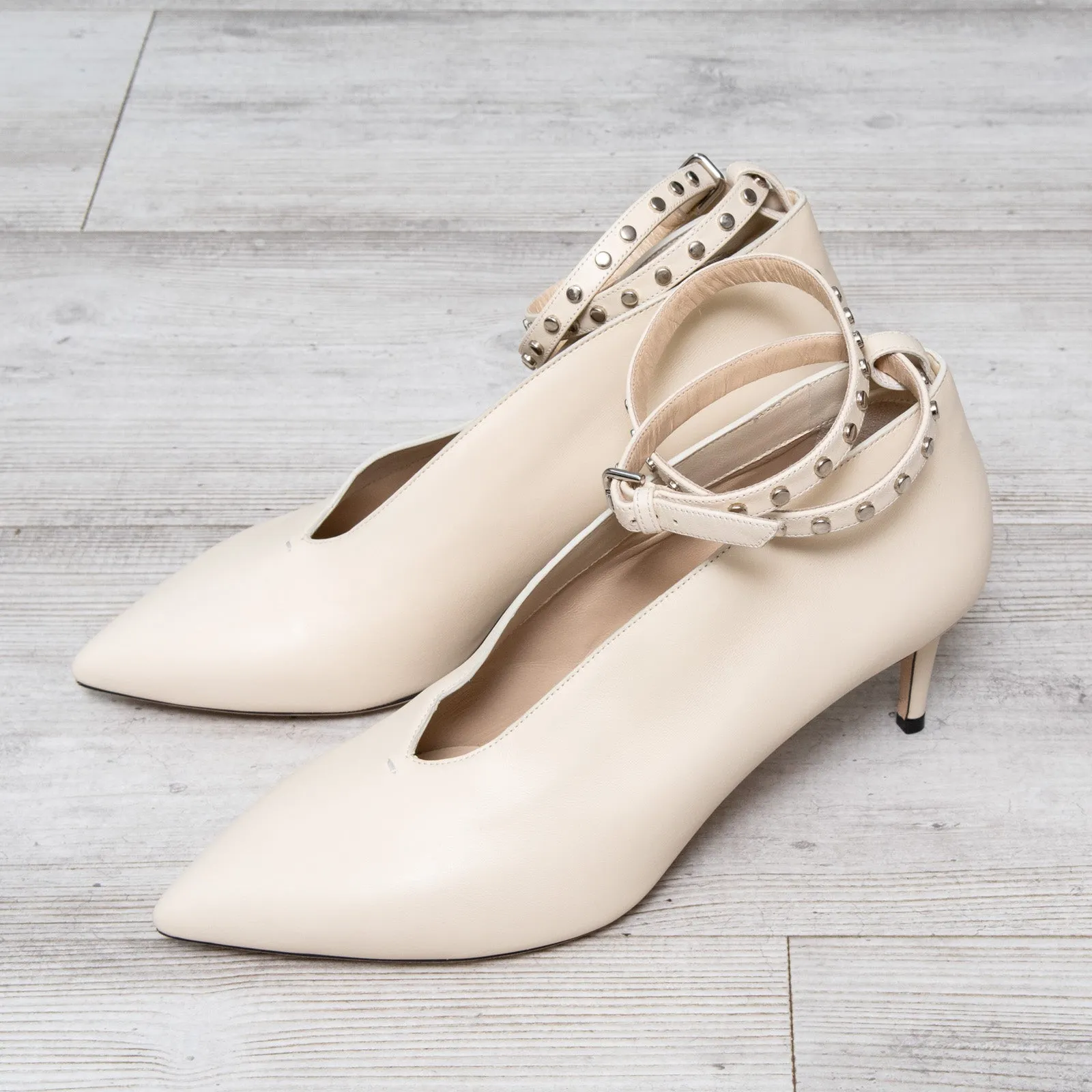 Jimmy Choo Linen Leather Lark 65 Shoes