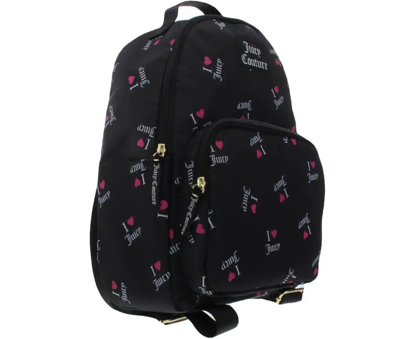 JUICY COUTURE I Heart Juicy Logo Backpack Bag in Black