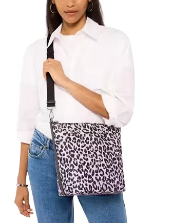 Kate Spade New York Chelsea Spotted Leopard Large Duffle Crossbody