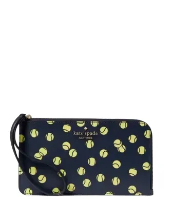 Kate Spade New York Lucy Tennis Toss Medium L-zip Wristlet