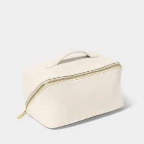 Katie Loxton Large Off White Make Up / Wash Bag KLB3346