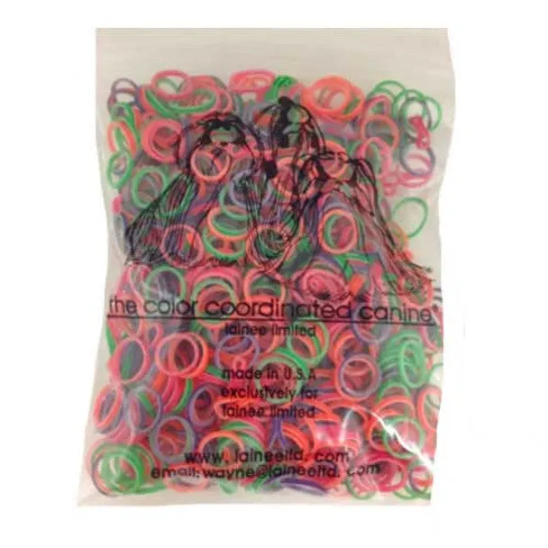 Lainee Wrapping Bands (3/8" Large-Medium) ... Bag 850 Bands