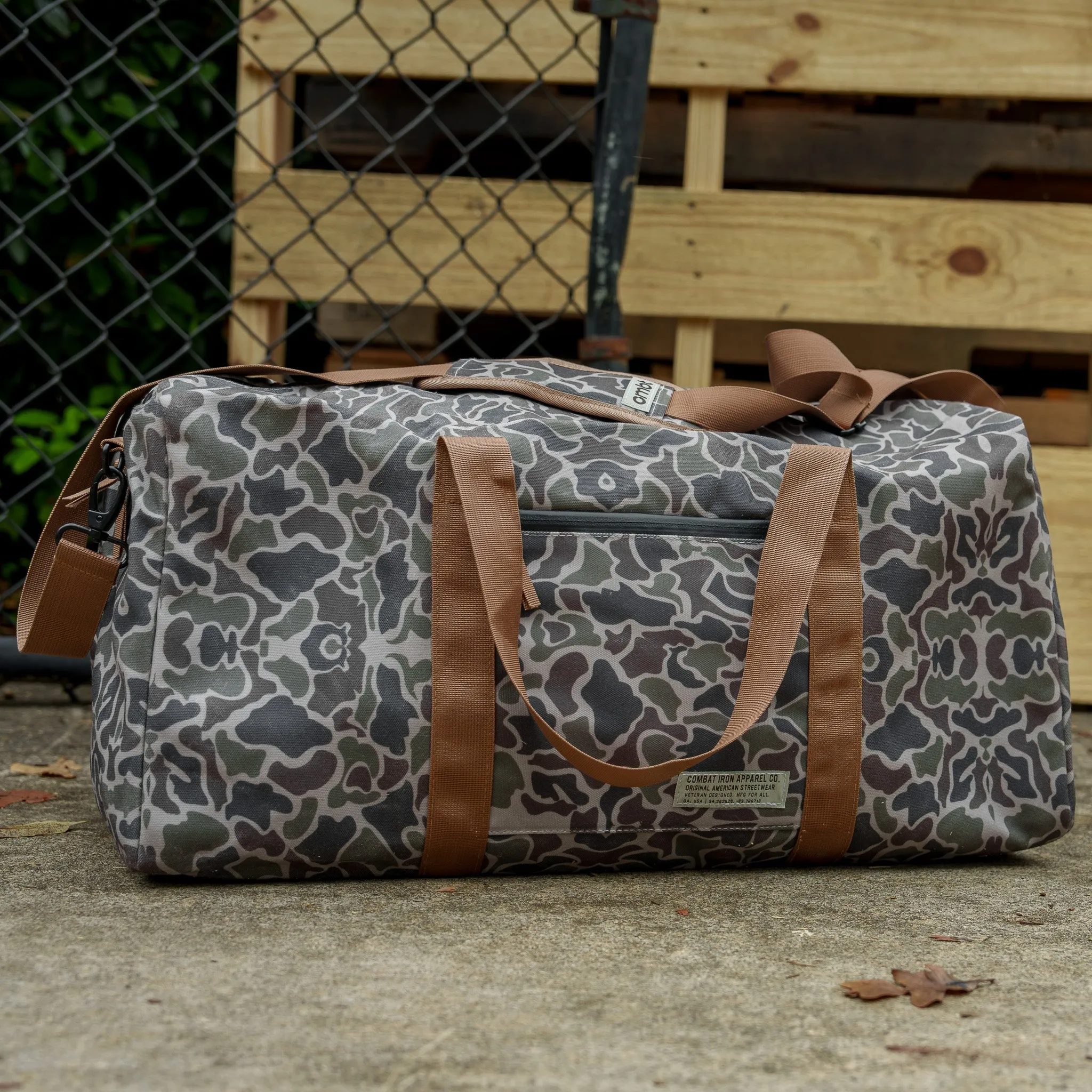 Large 57.5L Waxed Waterproof Duffle Bag