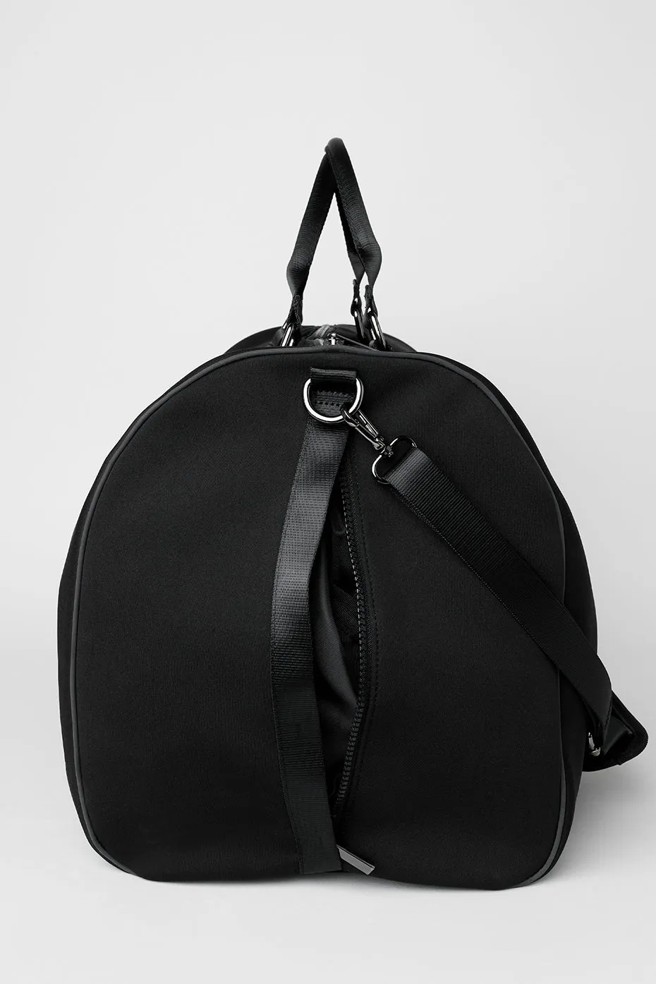 Large Traverse Duffle - Black/Silver