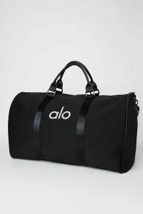 Large Traverse Duffle - Black/Silver