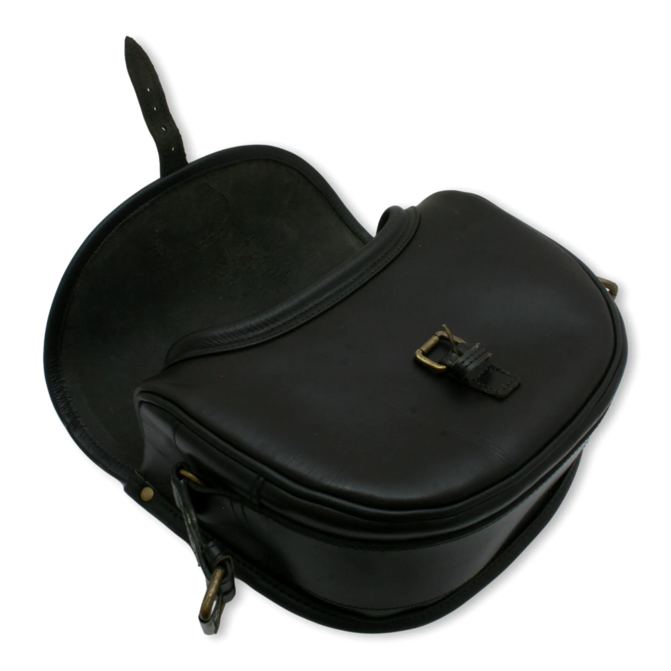 Leather Shotgun Cartridge Bag With Shoulder Strap - Pheasant