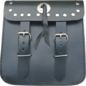 Leather Studded Motorcycle Sissy Bar Bag